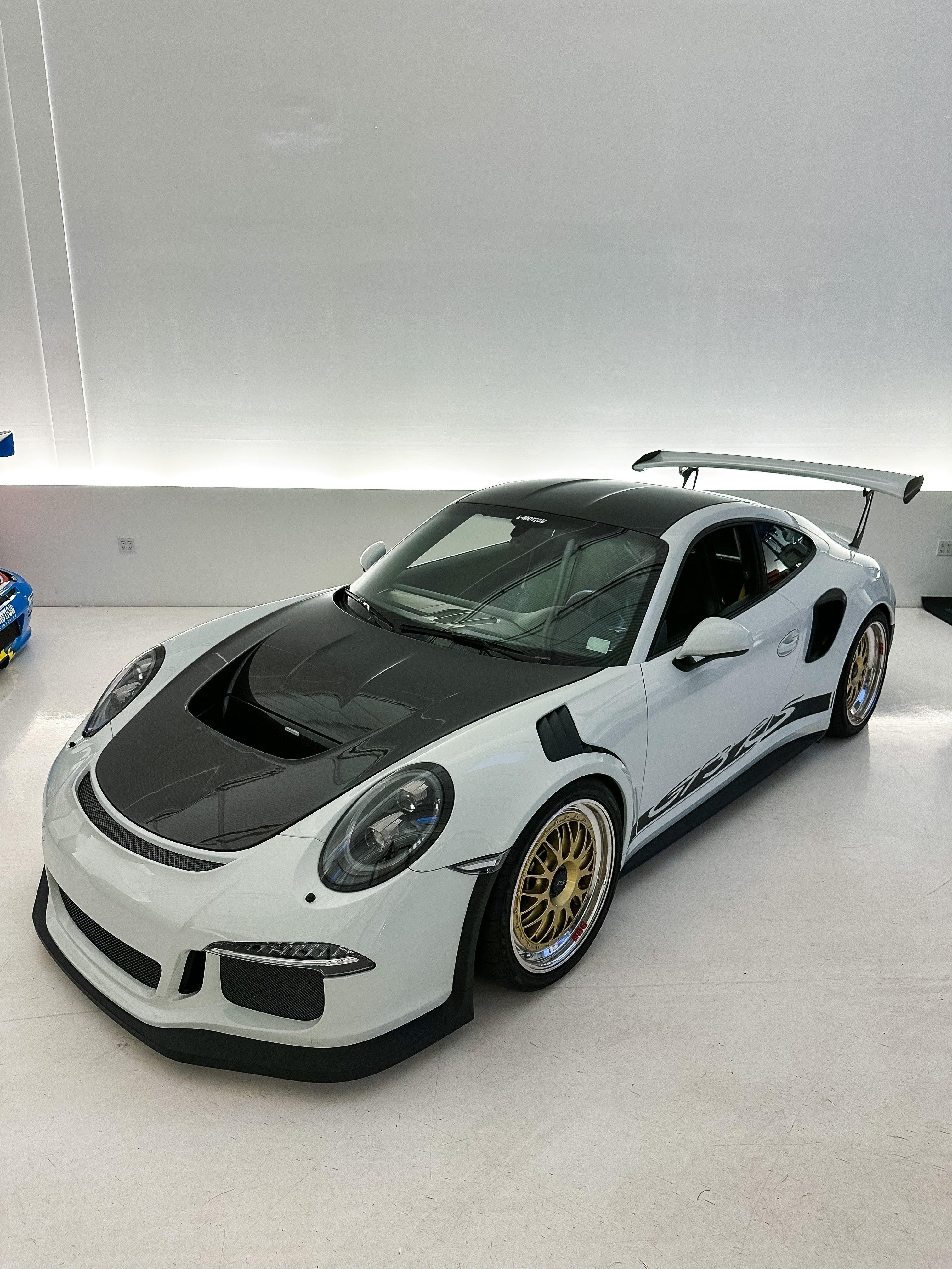 Porsche 911 GT3 RS type 991 2018 Miami Blue 1/18 Make Up